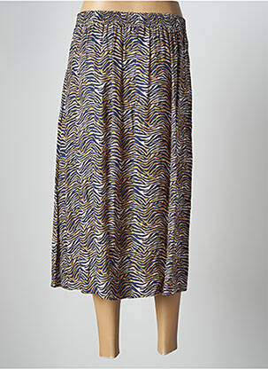 Jupe longue coupe droite bleu STELLA FOREST femme