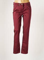 Pantalon slim rouge TONI DRESS pour femme seconde vue