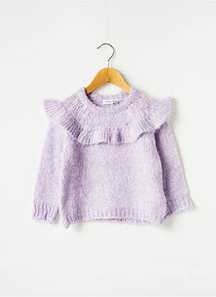 Pull violet NAME IT pour fille