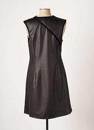 Robe mi-longue sans manche sans manche noir LO! LES FILLES femme