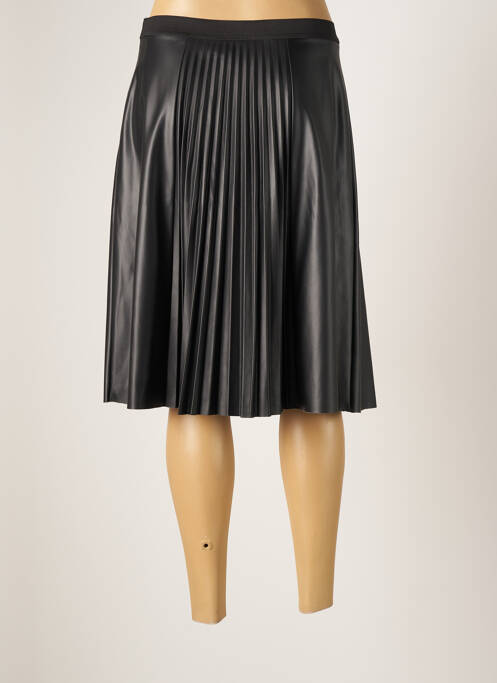 Jupe mi-longue noir COMMA, pour femme