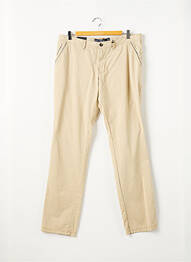 Pantalon chino stretch taille normale beige STONES homme