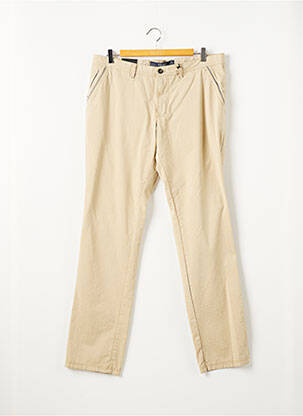 Pantalon chino stretch taille normale beige STONES homme