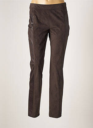 Pantalon slim stretch taille normale marron GERRY WEBER femme