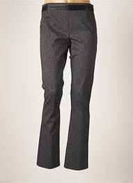 Pantalon droit stretch taille normale noir LO! LES FILLES femme