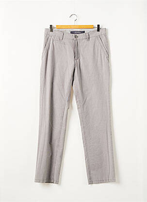 Pantalon chino gris STONES pour homme