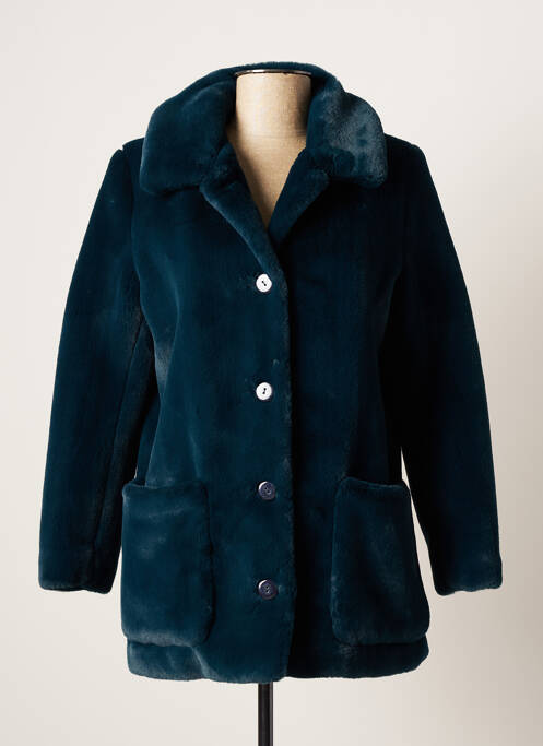 Manteau long bleu DES PETITS HAUTS pour femme