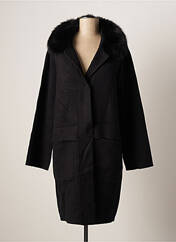 Manteau long noir INTERDEE pour femme seconde vue