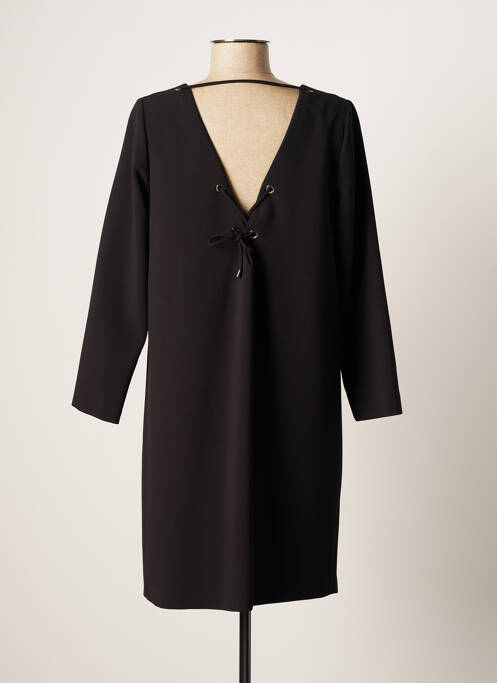 Robe mi-longue manches longues manches longues noir BA&SH femme