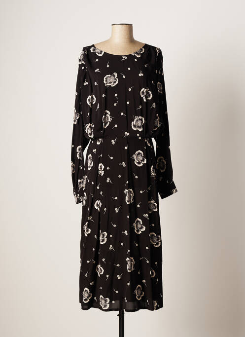 Robe longue noir IDANO pour femme