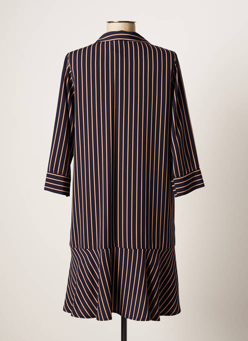 Robe mi-longue bleu SASSIA pour femme