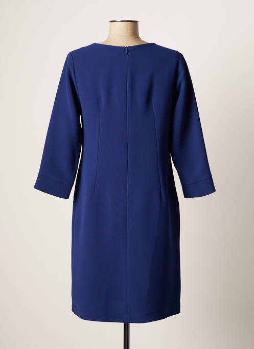 Robe mi-longue bleu SASSIA pour femme