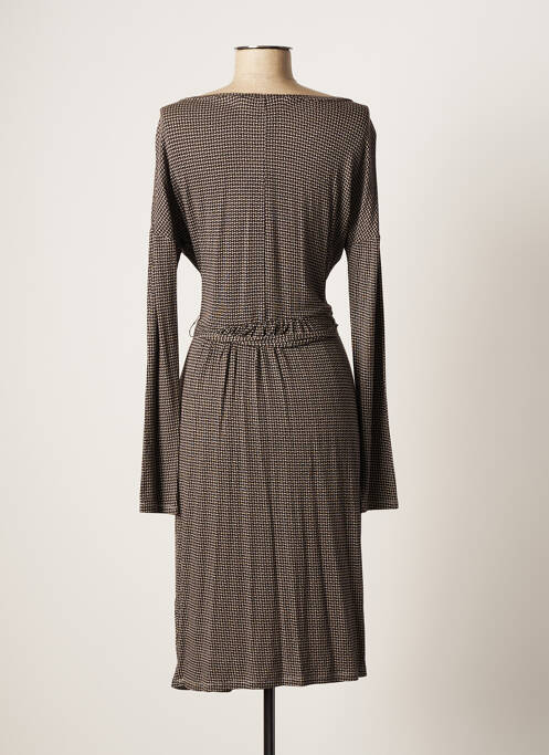 Robe mi-longue marron WEEKEND MAXMARA pour femme
