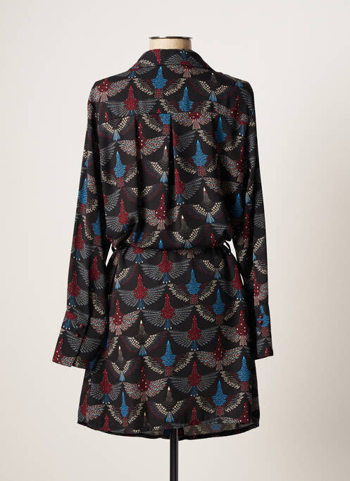 Robe mi-longue noir JAD pour femme