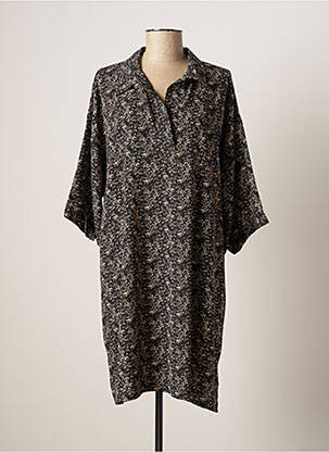 Robe mi-longue noir JANIS & JOHN femme