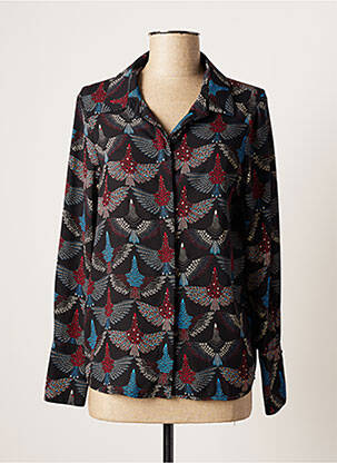 Chemisier noir JAD femme