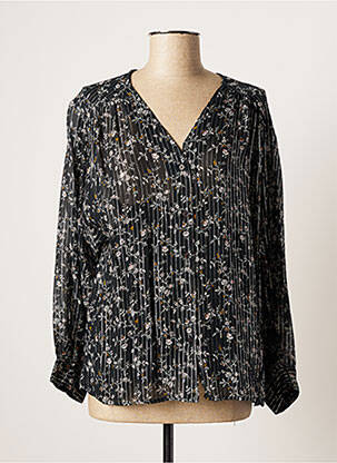 Chemisier noir PABLO pour femme