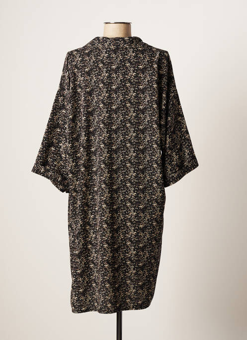 Robe mi-longue noir JANIS & JOHN pour femme