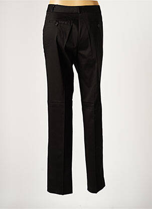 Pantalon chino tissage popeline taille normale noir KACY femme