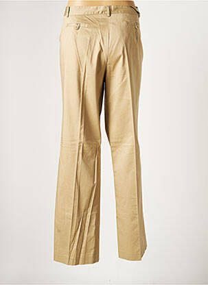 Pantalon chino tissage popeline taille normale marron KACY femme