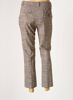 Pantalon chino fermeture zippée sous rabat avec crochet gris GERARD DAREL femme