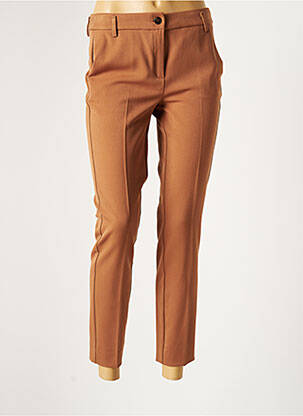 Pantalon 7/8 stretch taille normale marron MARELLA femme