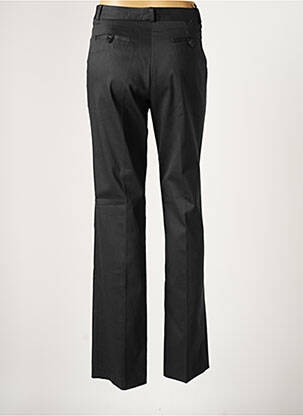 Pantalon chino tissage popeline taille normale noir KACY femme