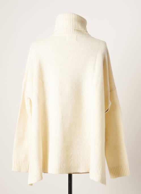 Pull col roulé beige BELLA JONES pour femme