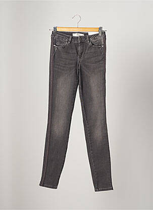 Jeans coupe slim gris YAYA femme