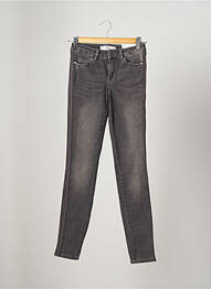 Jeans coupe slim gris YAYA femme