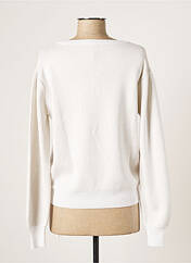 Pull blanc AN' GE pour homme seconde vue