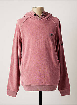 Sweat-shirt à capuche rose IK5 pour homme