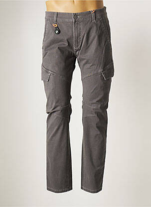 Pantalon cargo gris PIONEER pour homme
