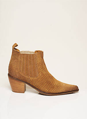 Bottines/Boots beige EMANUELE CRASTO pour femme
