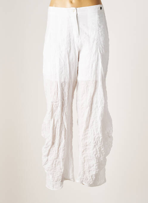 Pantalon large blanc MAIS IL EST OU LE SOLEIL pour femme