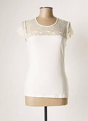 T-shirt blanc ANABEL ARTO pour femme