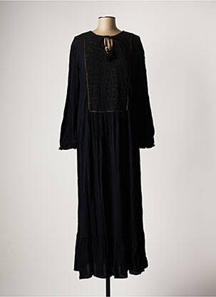 Robe longue noir CHICOSOLEIL pour femme