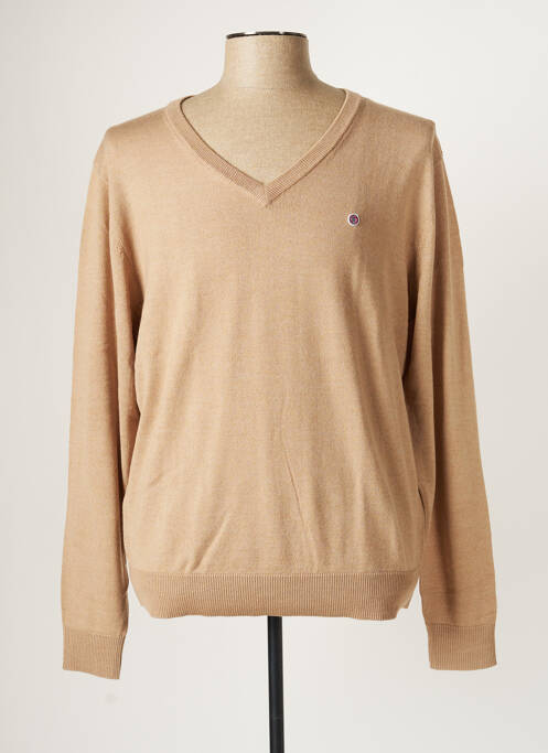 Pull beige SERGE BLANCO pour homme