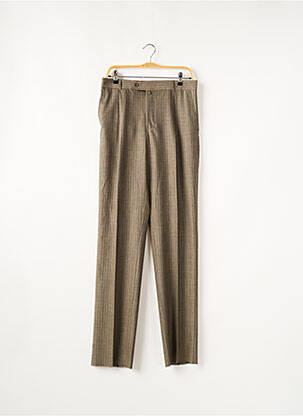 Pantalon droit gris JAN CARLUCCI pour homme