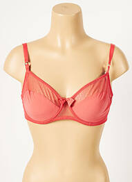Soutien-gorge tissage tulle haut soutien-gorge emboitant rouge PRINCESSE TAM-TAM femme