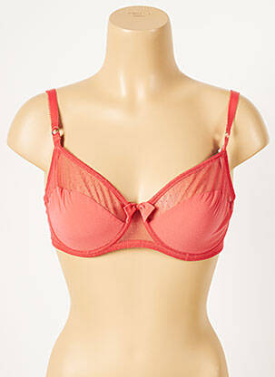 Soutien-gorge tissage tulle haut soutien-gorge emboitant rouge PRINCESSE TAM-TAM femme