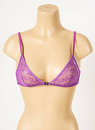 Soutien-gorge sans armature haut triangles violet PRINCESSE TAM-TAM femme