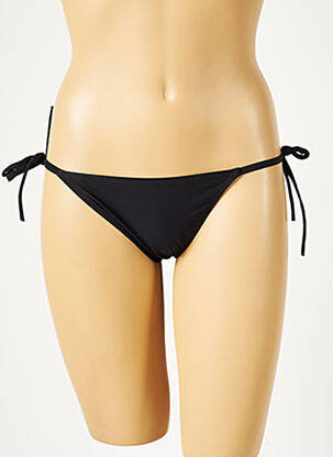 Bas de maillot de bain micro fibres bikini noir VANNINA VESPERINI femme