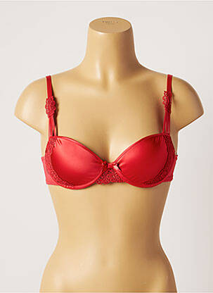 Soutien-gorge effet matière satinée haut soutien-gorge balconnet orange CHANTELLE femme