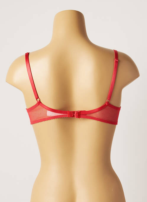 Soutien-gorge effet matière satinée haut soutien-gorge balconnet orange CHANTELLE femme