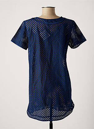 T-shirt coupe droite manches courtes bleu LA PERLA femme