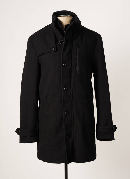 Manteau long noir S.OLIVER pour homme
