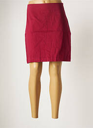 Jupe courte fermeture zip latéral rose LA FIANCEE DU MEKONG femme