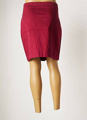 Jupe courte fermeture zip latéral rose LA FIANCEE DU MEKONG femme