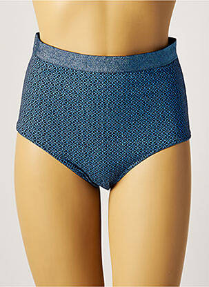 Bas de maillot de bain imprimé fantaisie culotte bleu VANITY FAIR femme